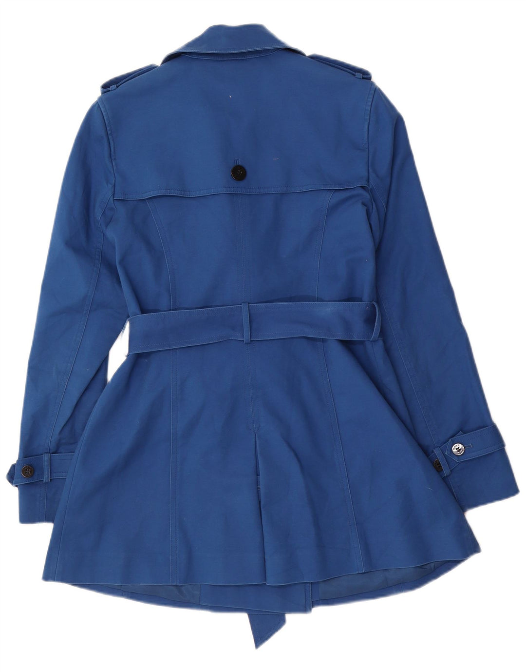 Hobbs Trench Coat til kvinder UK 10 Lille blå bomuld