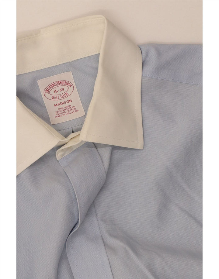 Brooks Brothers Herre Madison Formel skjorte Størrelse 15 Medium Blue Cotton
