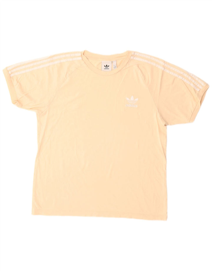 Adidas Herre T-Shirt Top Stor Beige