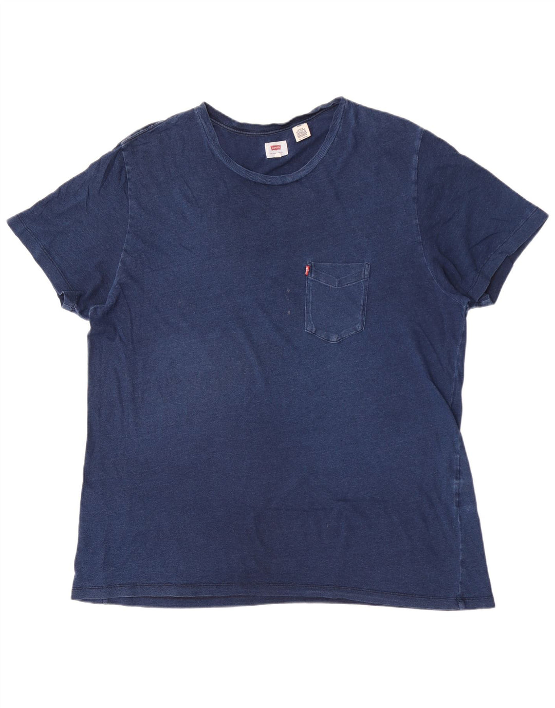 Levi's Herre T-Shirt Top 2XL Blå Bomuld
