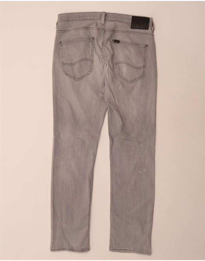 LEE Herre Powell Slim Jeans W33 L32 Grå Bomuld