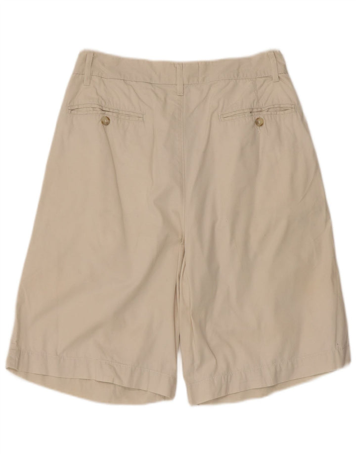 Vintage Herre Pegged Chino Shorts IT 48 Medium W30 Beige Bomuld