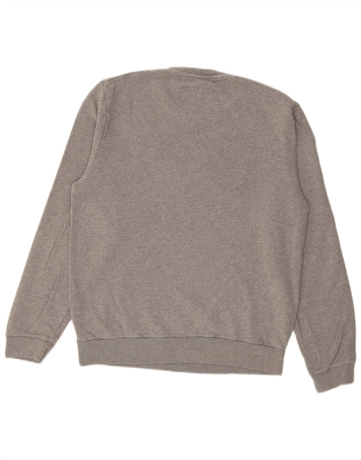 JACK WILLS Herre Grafisk Sweatshirt Jumper Stor Grå Bomuld