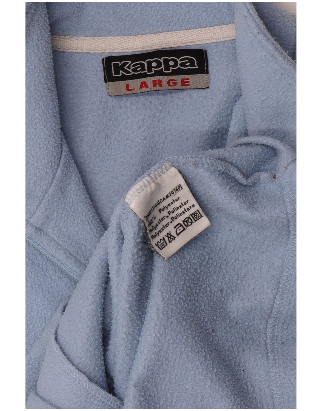 Kappa Girls Fleecejakke 9-10 År Stor Blå Polyester