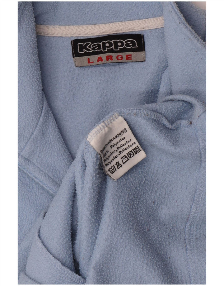 Kappa Girls Fleecejakke 9-10 År Stor Blå Polyester