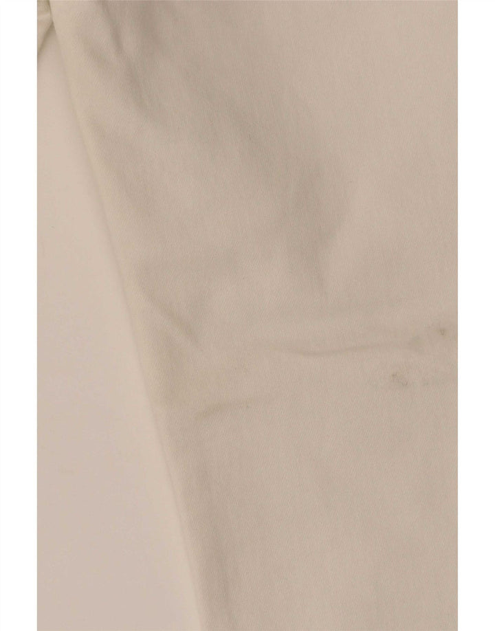 Zara Dame Flared Jeans EU 36 XS W26 L25 Hvid Bomuld