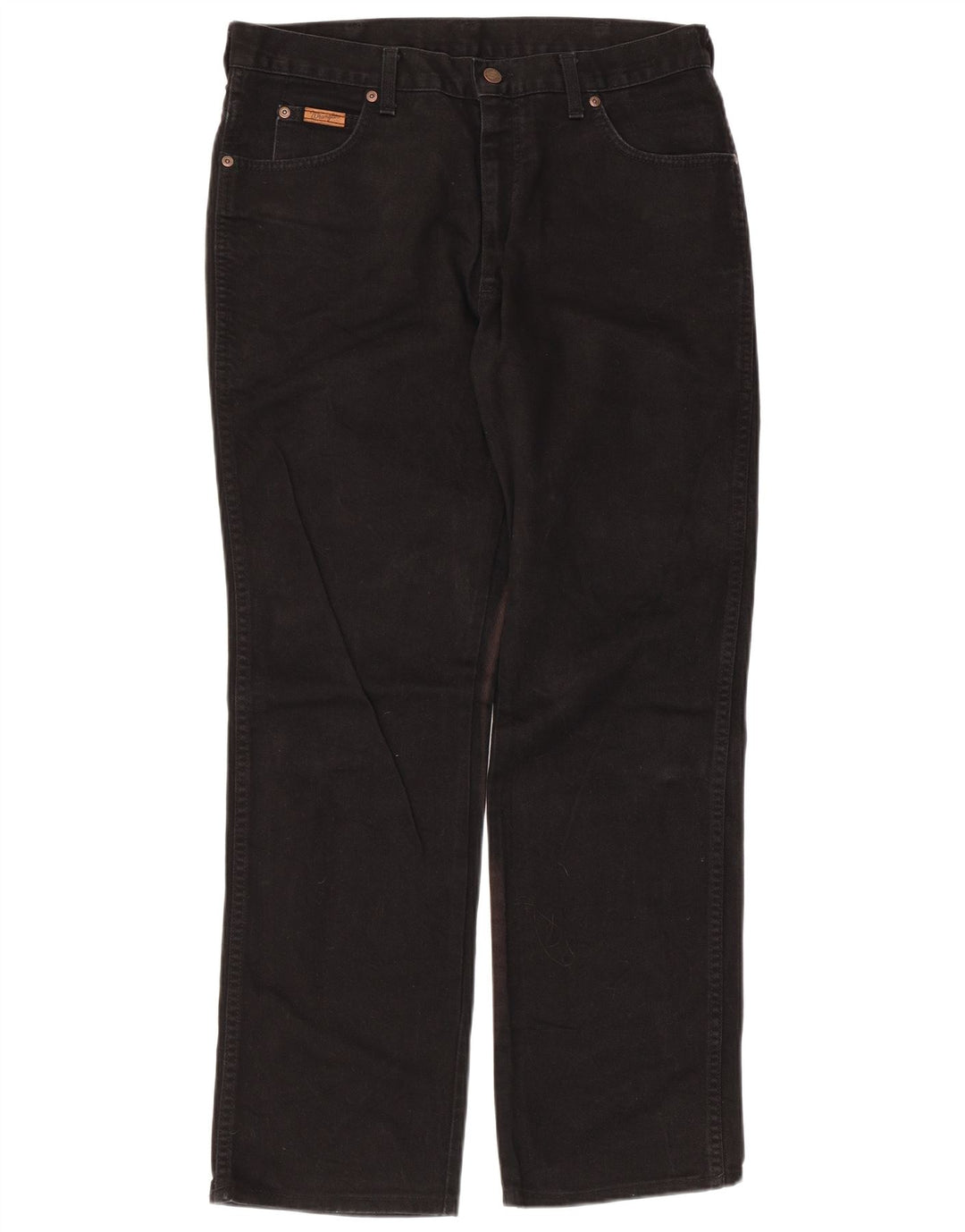 Wrangler Herre Texas Straight Jeans W34 L31 Sort Bomuld