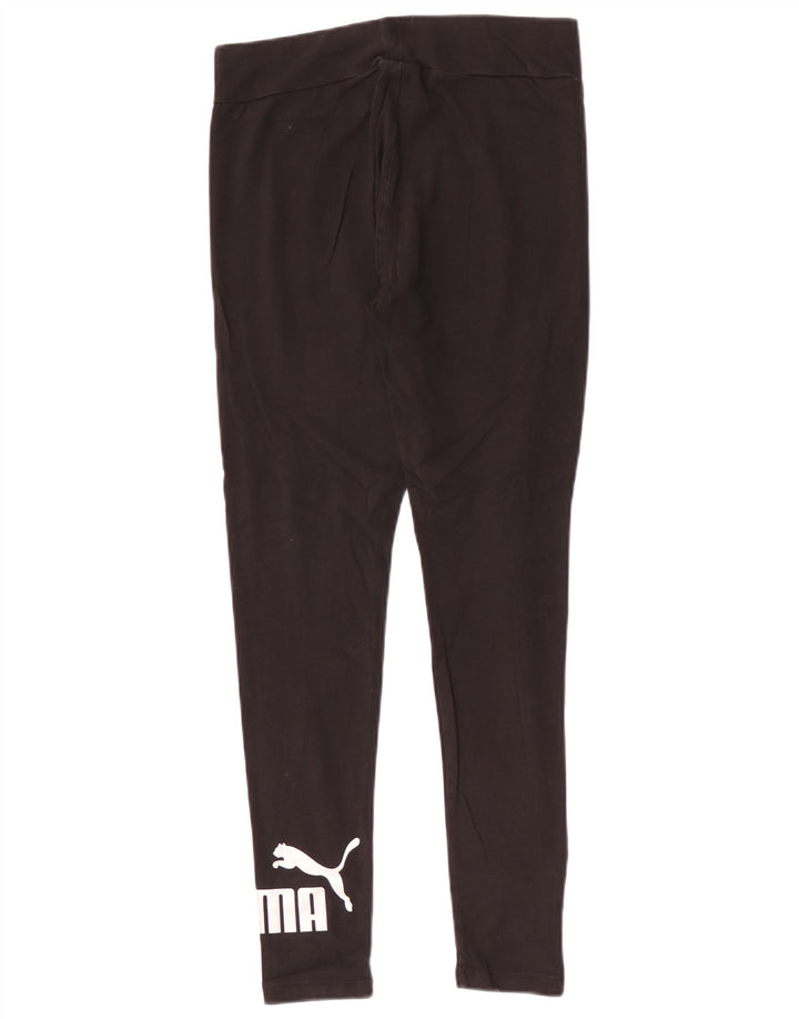 Puma Grafiske Leggings til kvinder UK 14 Medium Sort