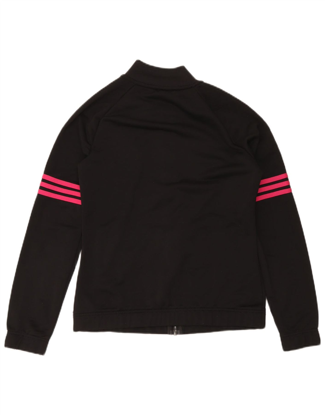 Adidas træningsdragt topjakke til kvinder UK 12/14 Medium Sort Polyester