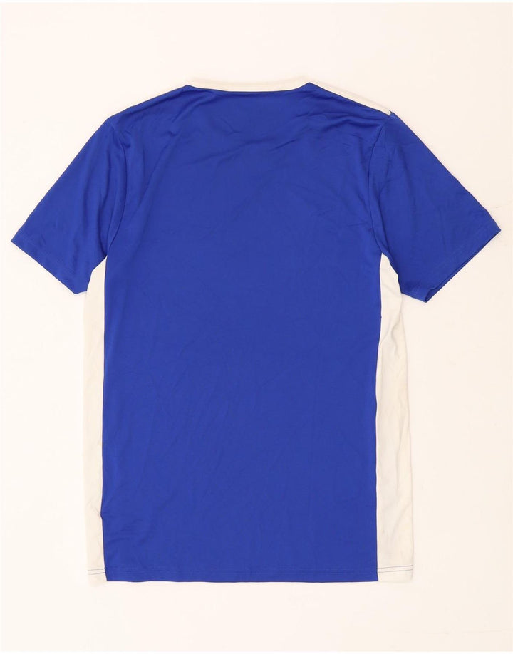 Adidas Herre Aeroready T-Shirt Top Lille Blå Colourblock Polyester