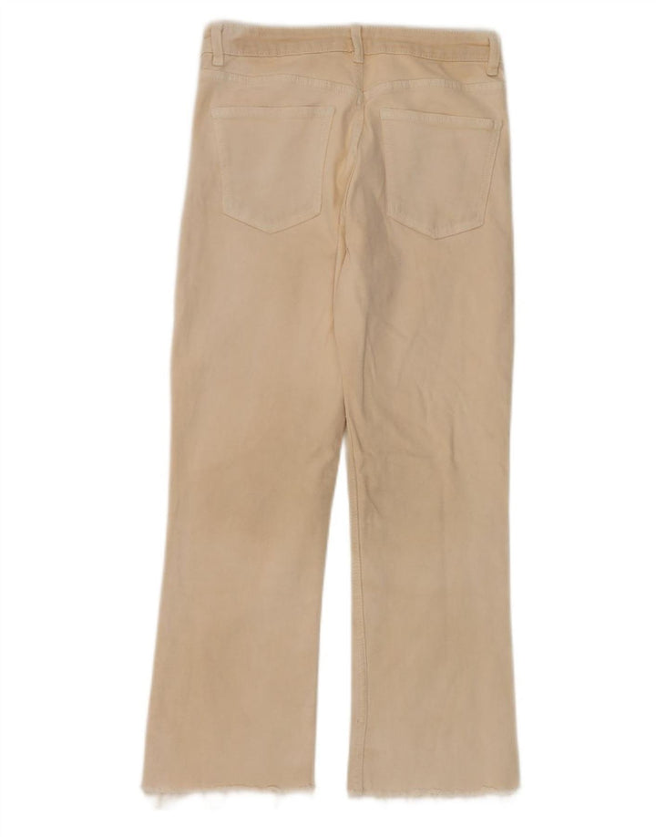 Zara Dame Bootcut Casual Bukser EU 40 Medium W30 L26 Beige