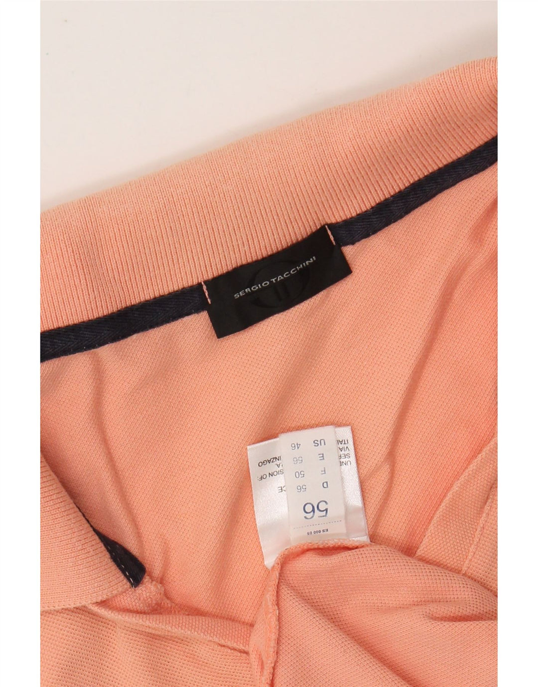 SERGIO TACCHINI Poloshirt til mænd IT 56 XL Orange Bomuld