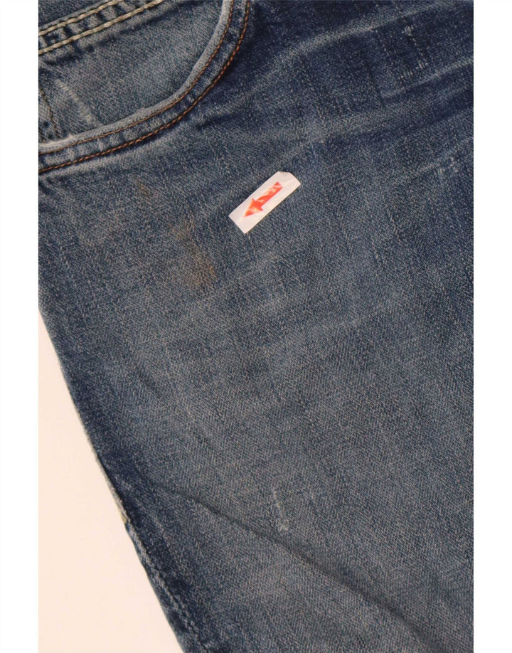 Levi's Womens 511 Distressed Slim Jeans W30 L29 Blå Bomuld