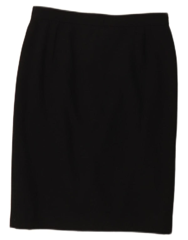 Valentino lige nederdel til kvinder IT 44 Medium W28 Sort uld