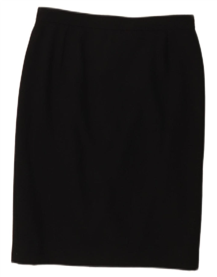 Valentino lige nederdel til kvinder IT 44 Medium W28 Sort uld