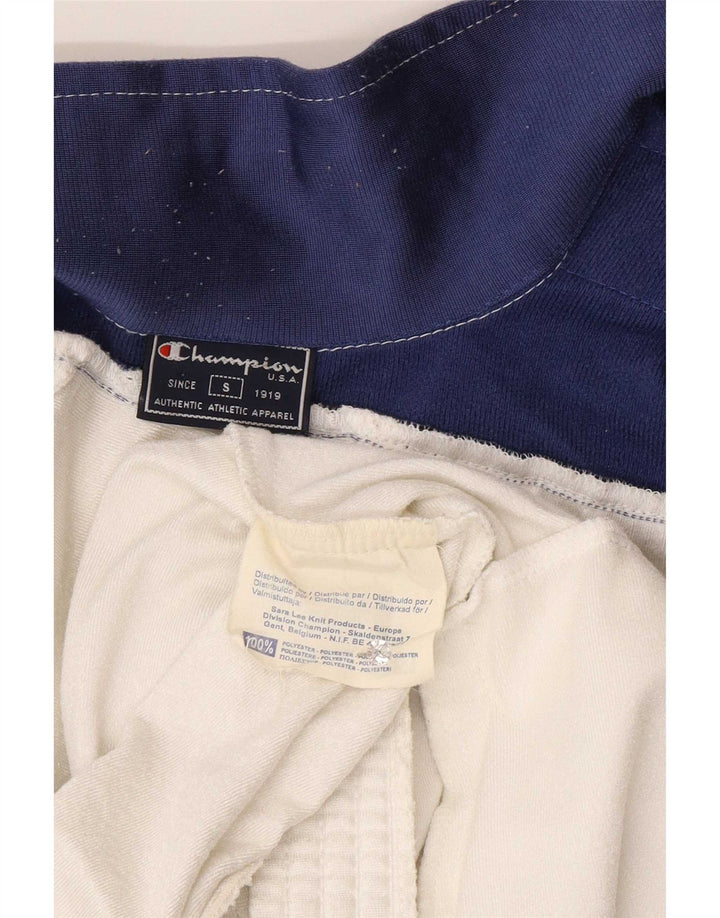 Champion Herre grafisk træningsdragt Top jakke Small White Colourblock
