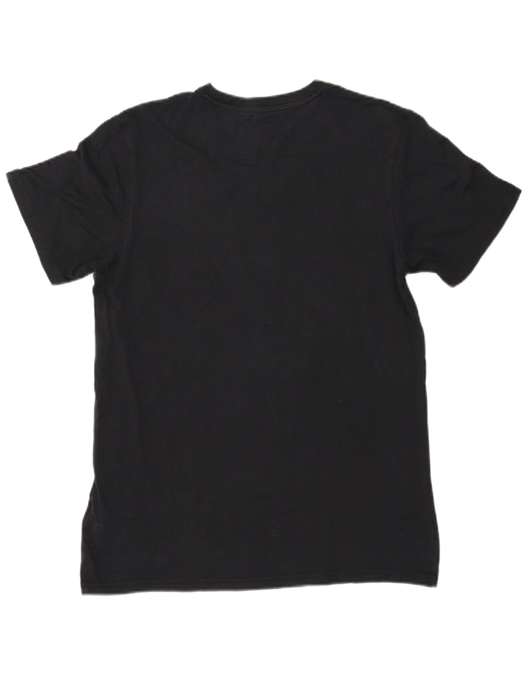 Adidas Herre grafisk T-shirt Top Medium Marineblå Bomuld