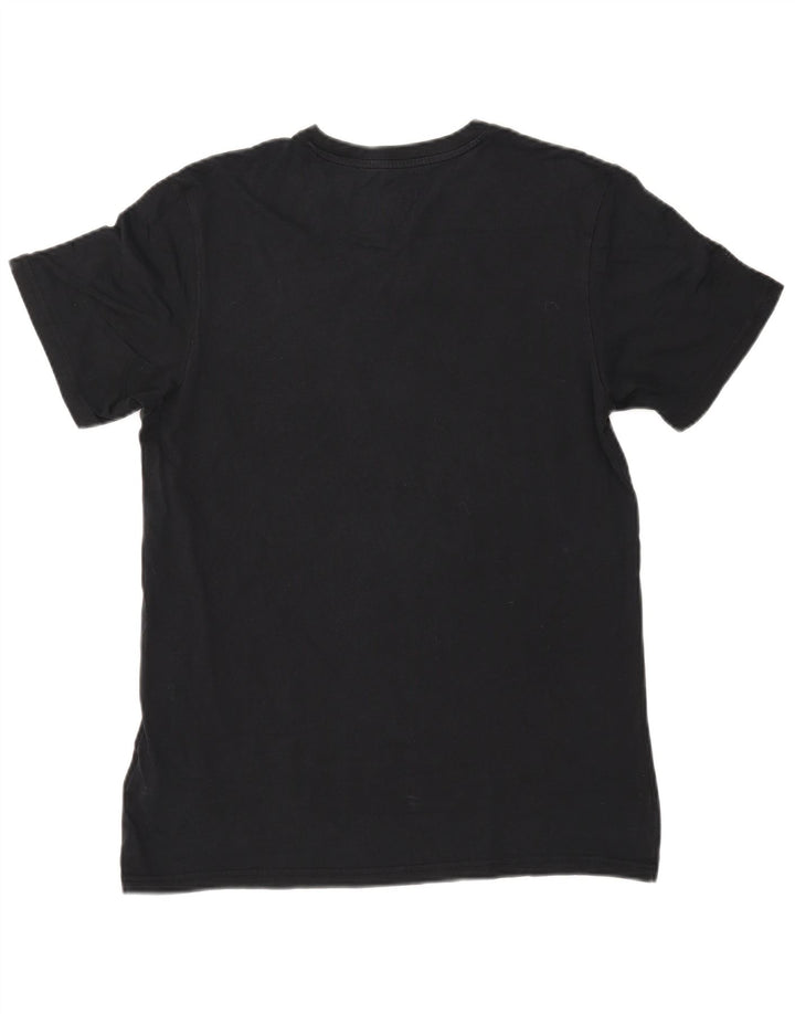Adidas Herre grafisk T-shirt Top Medium Marineblå Bomuld