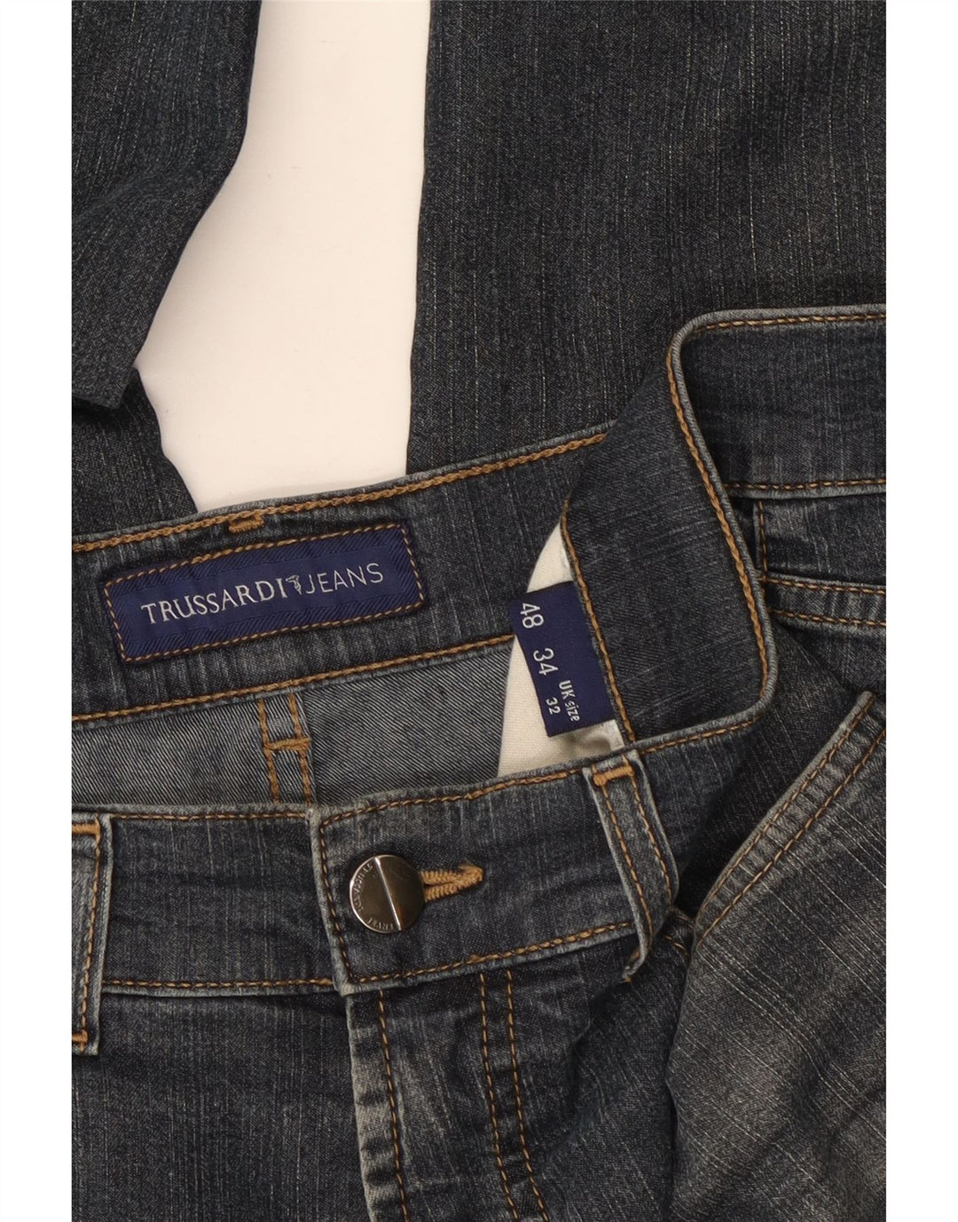 Trussardi Straight Jeans til mænd W32 L30 Blå