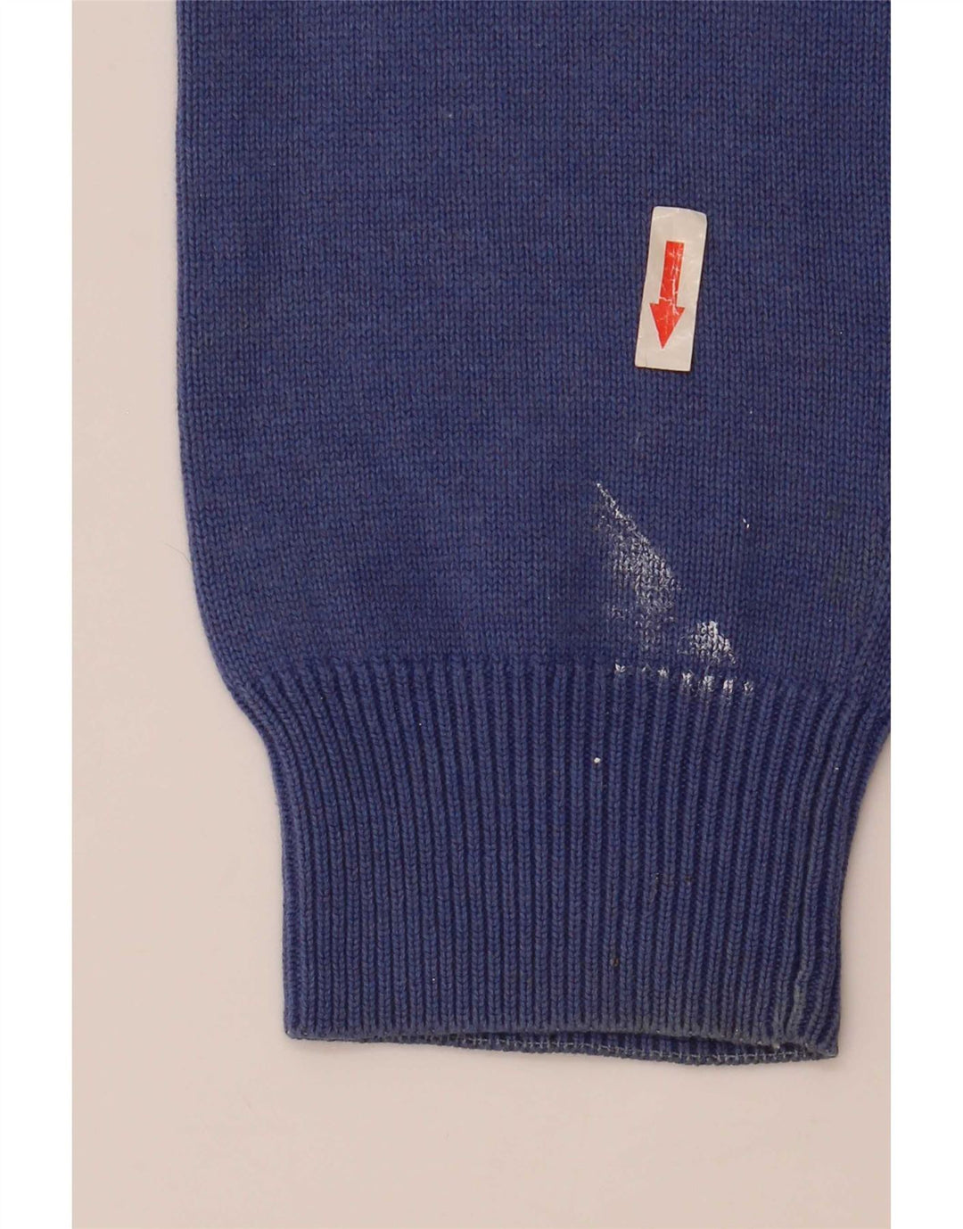 Gant herre rund hals sweater mellemblå bomuld