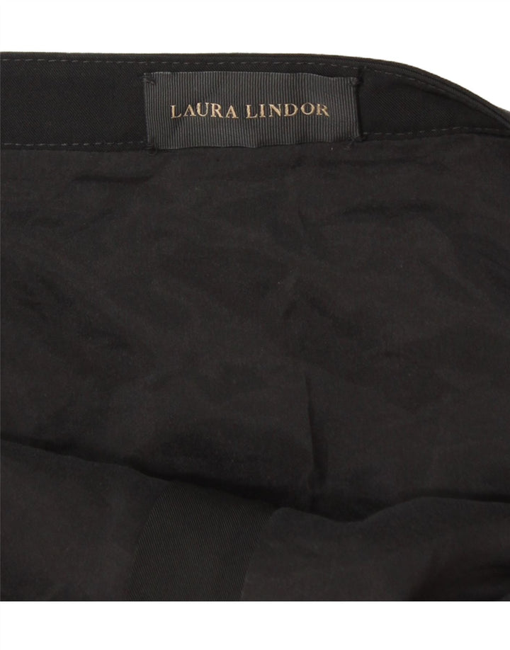 LAURA LINDOR Womens Pencil Skirt W32 Large  Black