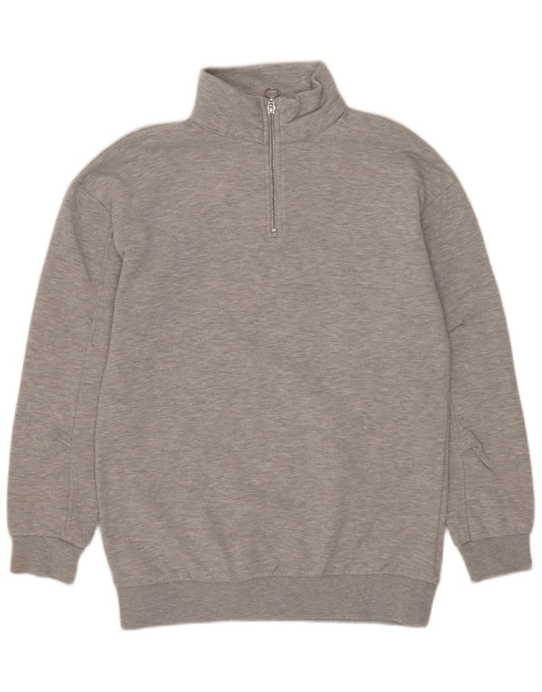 Marks & Spencer Girls Longline Sweatshirt med lynlås 11-12 år Grå