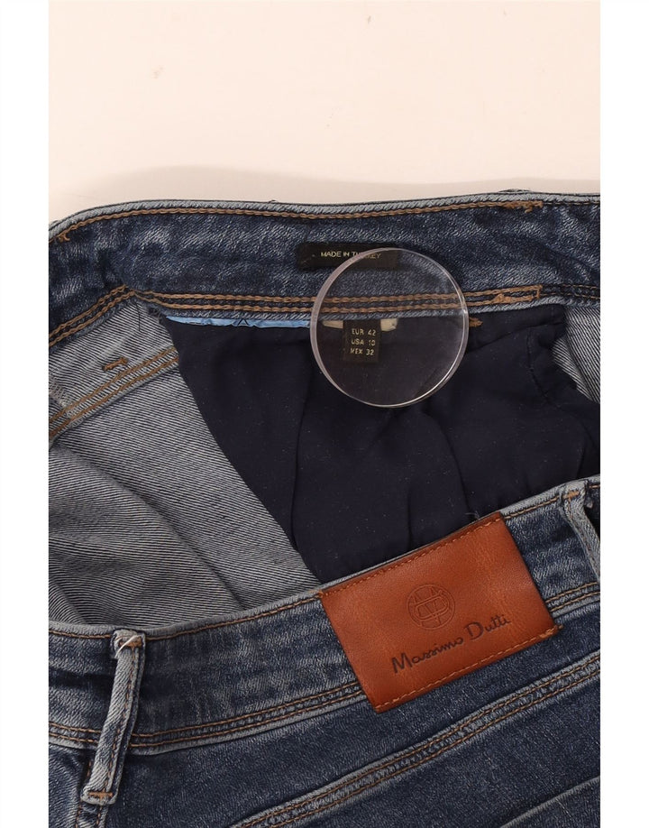 Massimo Dutti Dame Skinny Jeans EU 42 Large W32 L28 Blå