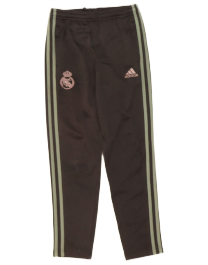 ADIDAS Boys Real Madrid Tracksuit Trousers 9-10 Years  Black