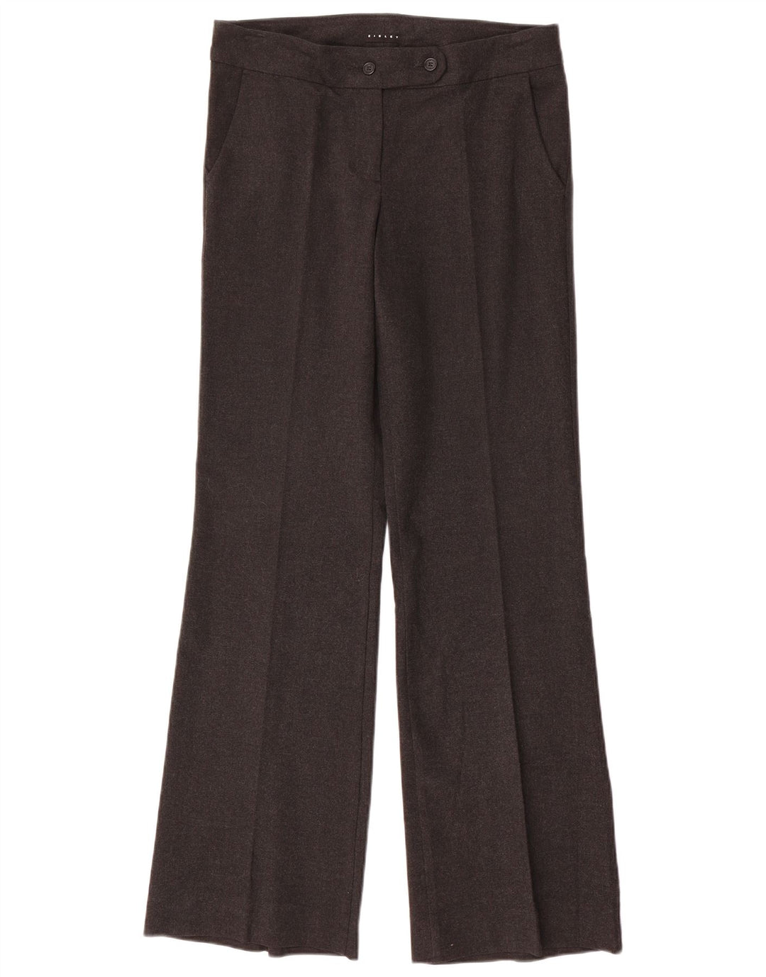 Sisley Dame Bootcut Suit Bukser IT 42 Medium W30 L32 Grå Flecked