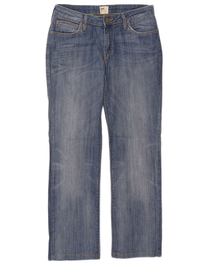 Lee Dame Marlin Straight Jeans W29 L27 Blå Bomuld