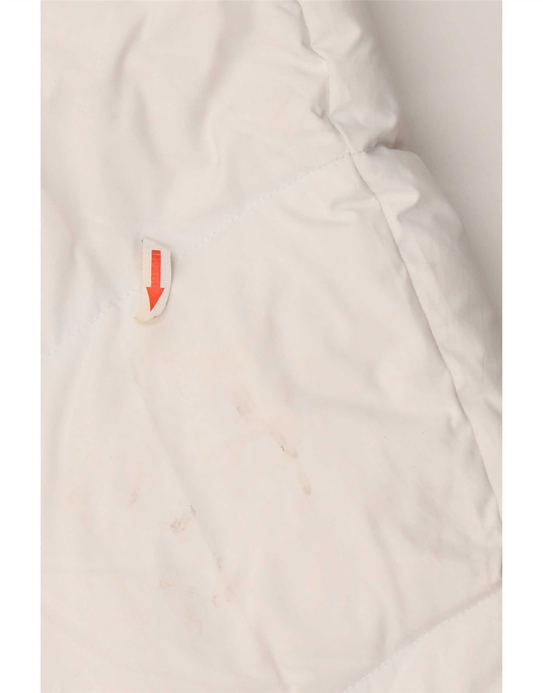 Tommy Hilfiger Herre Hættetrøje Vatteret Jakke UK 38 Medium Hvid Polyester