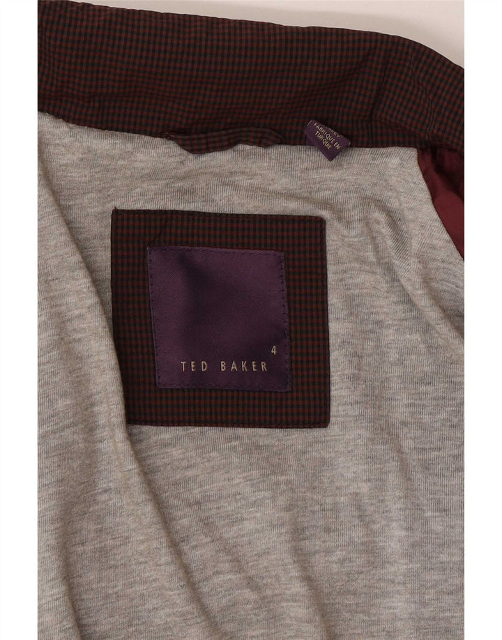 Ted Baker Bomberjakke til mænd str. 4 Stor brun ternet