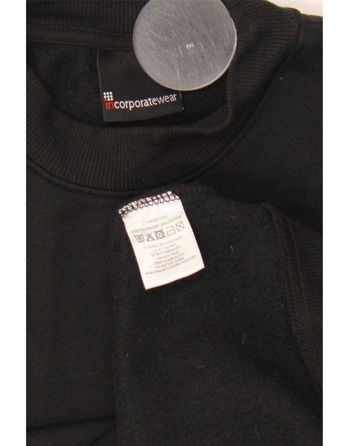 Marks & Spencer Herre sweatshirt Jumper Medium Sort Polyester
