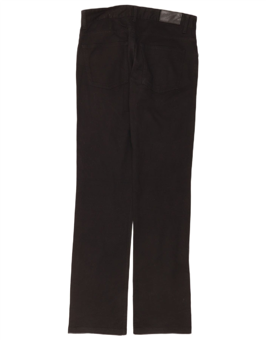 Zara Straight Jeans til mænd EU 38 Small W30 L32 Sort Bomuld