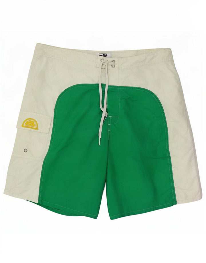 Sundek Herre badeshorts Medium Grøn Colourblock