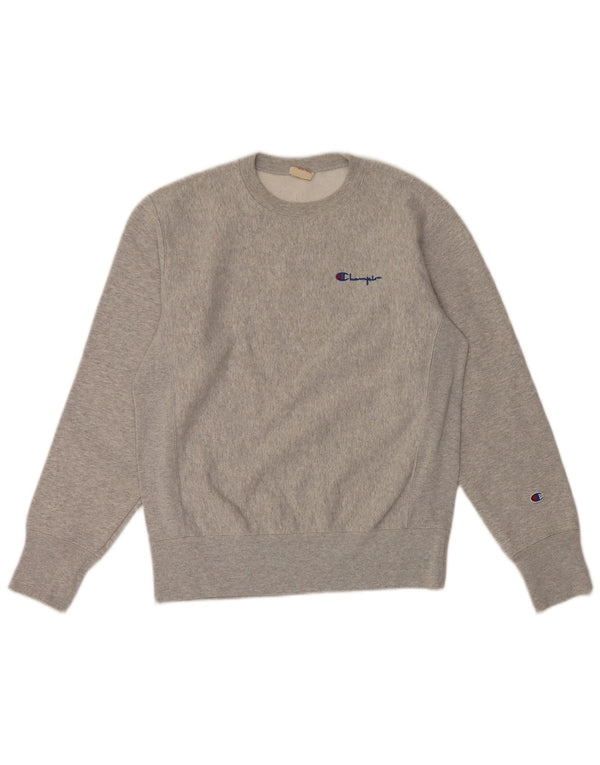 Champion Herre Sweatshirt Jumper Medium Grå Bomuld