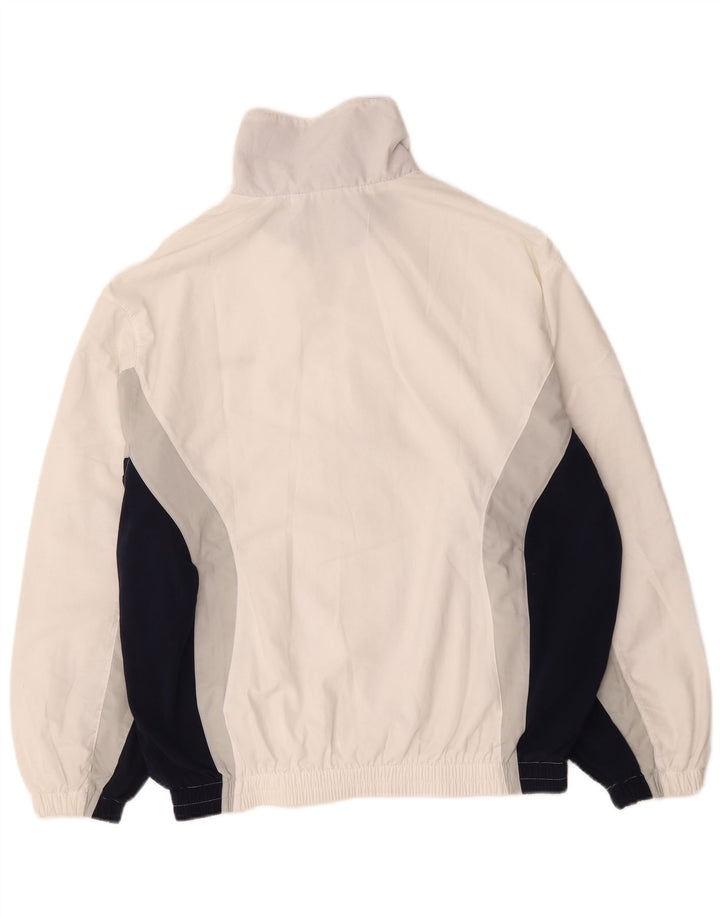 Ellesse Herre træningsdragt Topjakke UK 40 Medium White Colourblock Polyester