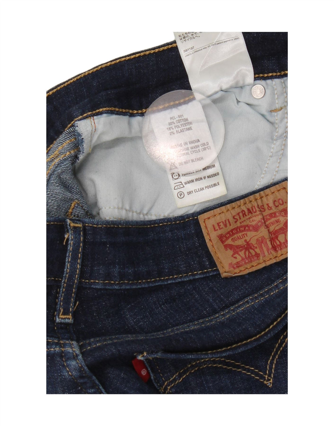 Levi's Dame Bootcut Jeans W28 L30 Blå Bomuld