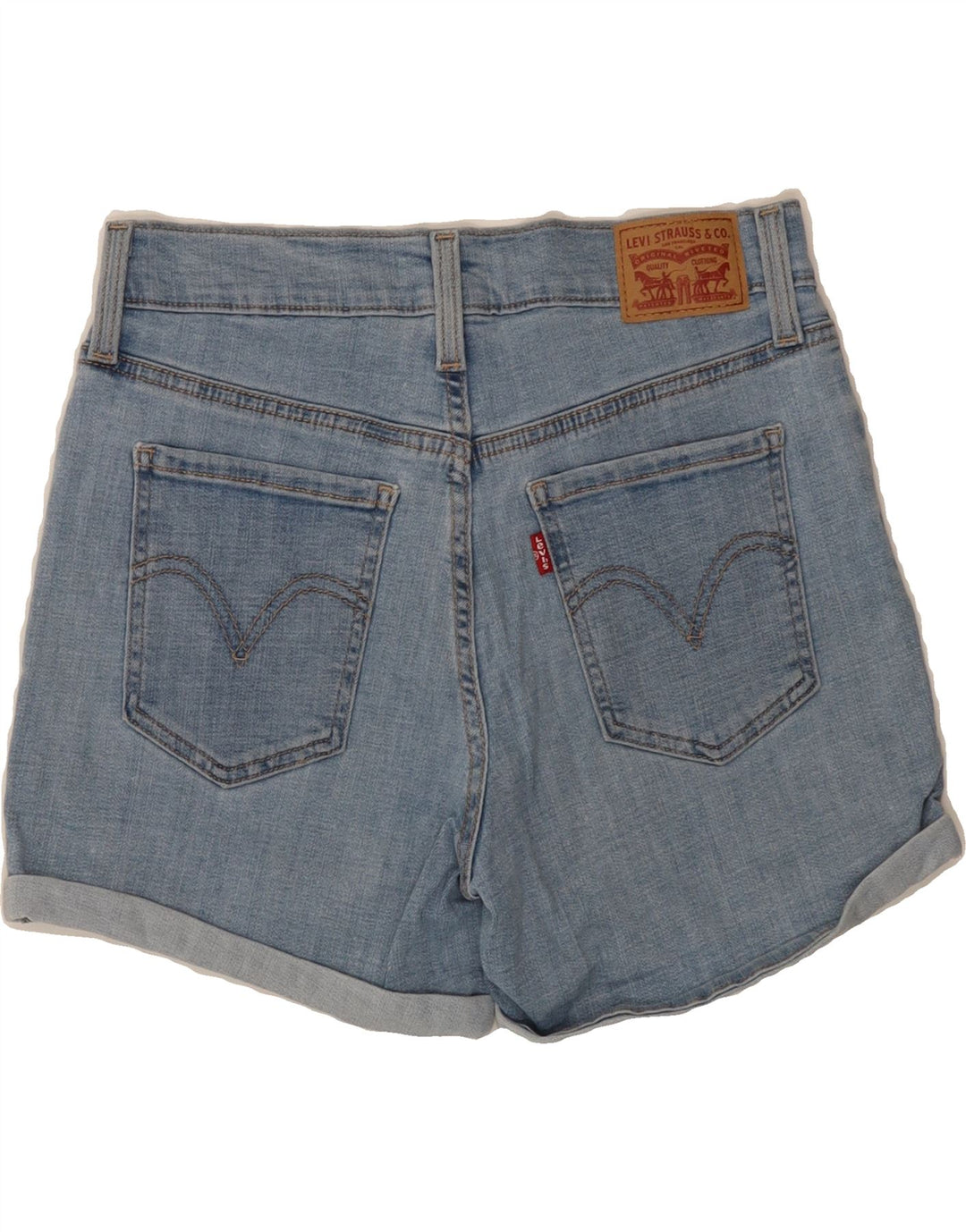 LEVI'S Womens Denim Shorts W27 Small  Blue Vintage Levi's and Second-Hand Levi's from Messina Hembry 