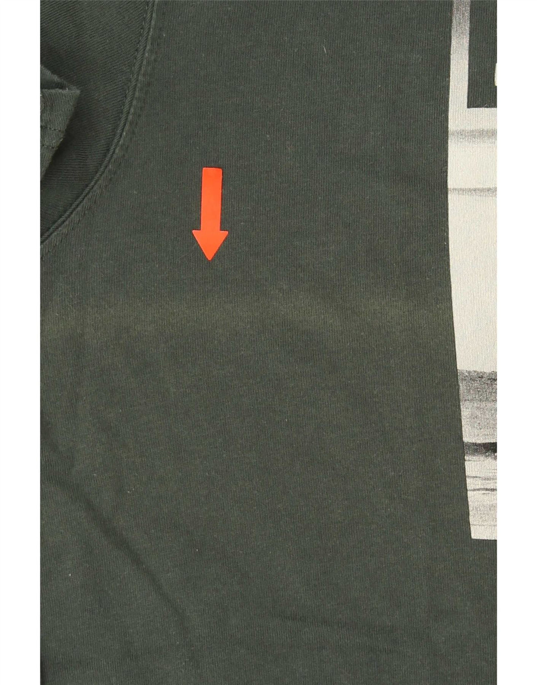 Barbour Herre skræddersyet pasform grafisk T-shirt top mellemgrøn bomuld
