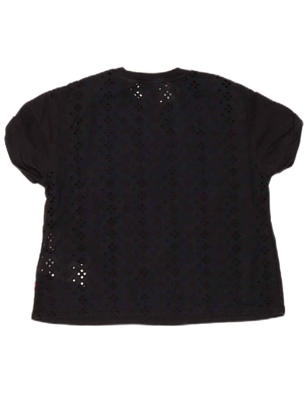 LEVI'S Womens Blouse Top One Size Black Cotton