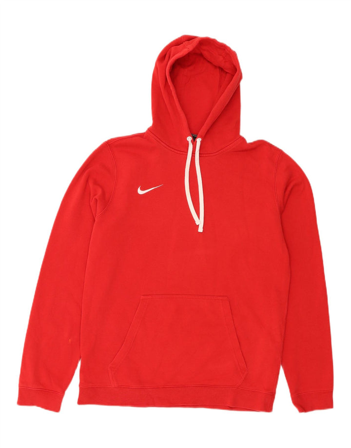 NIKE Mens Hoodie Jumper Medium Red Cotton Vintage Nike and Second-Hand Nike from Messina Hembry 