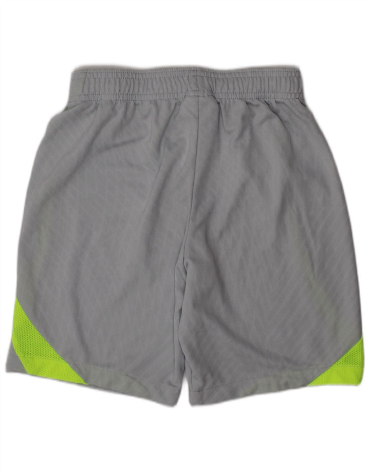 NIKE Boys Dri Fit Sport Shorts 8-9 Years Small  Blue Striped Polyester