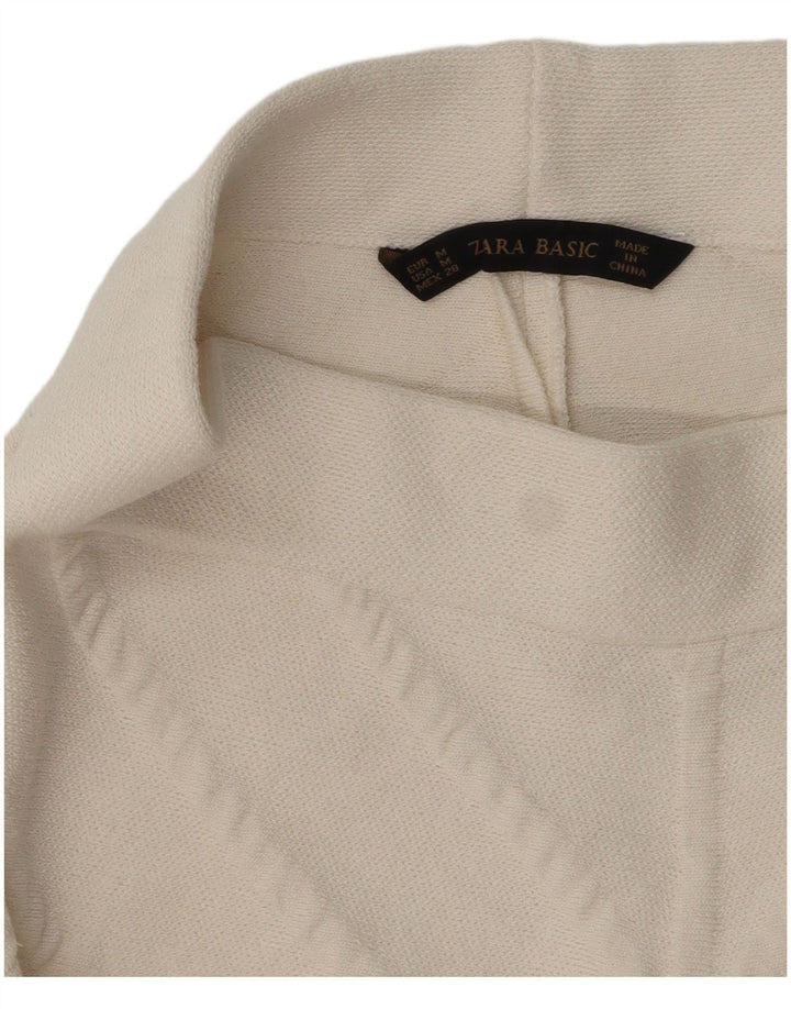 Zara Damestrik A-Line nederdel Medium W28 Off White
