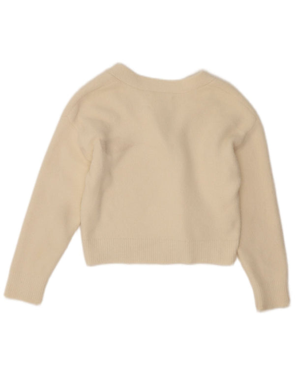 Zara Girl Cardigan Sweater 7-8 år Off White