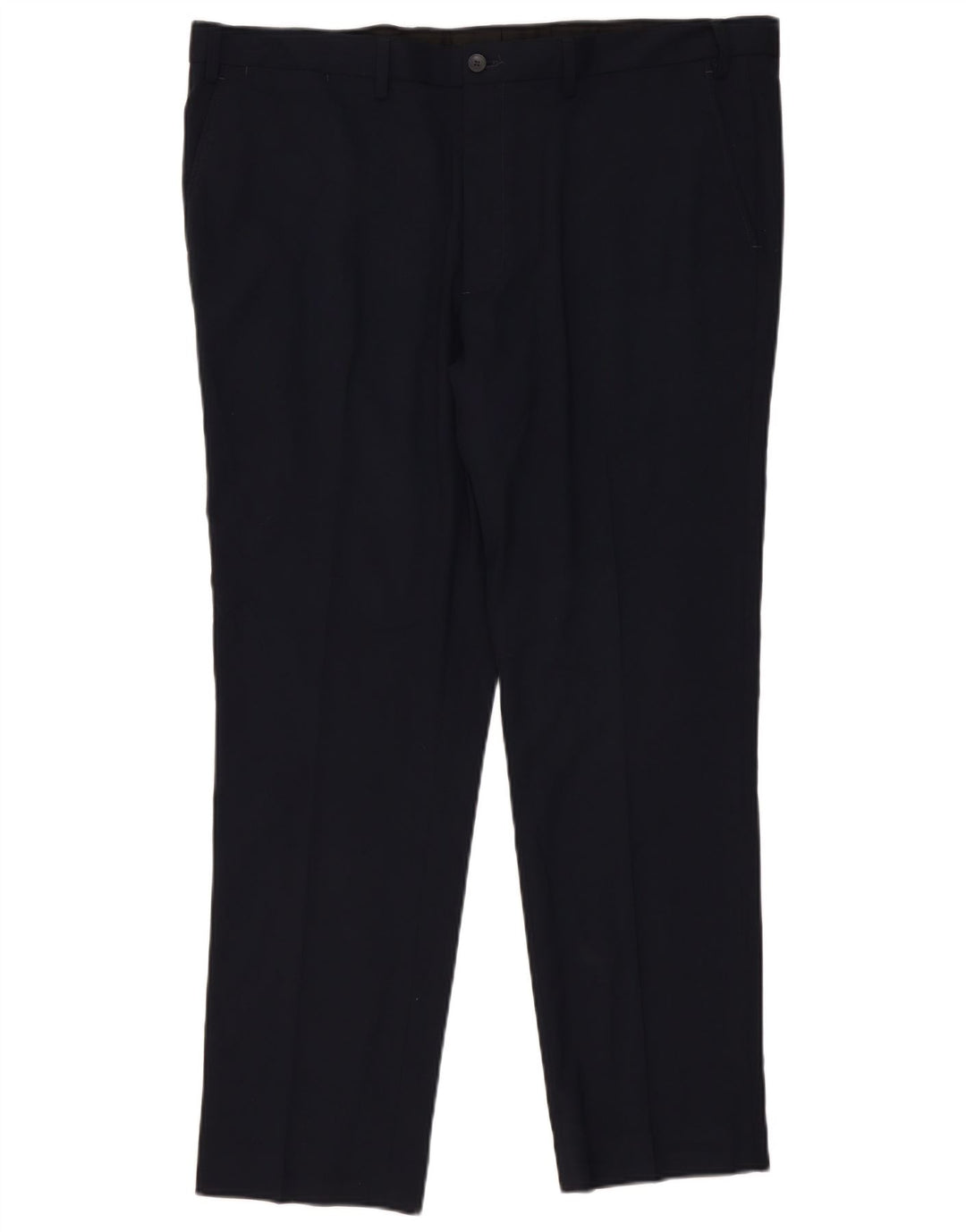 Marks & Spencer Herre Slim Chino Bukser W42 L31 Marineblå Polyester