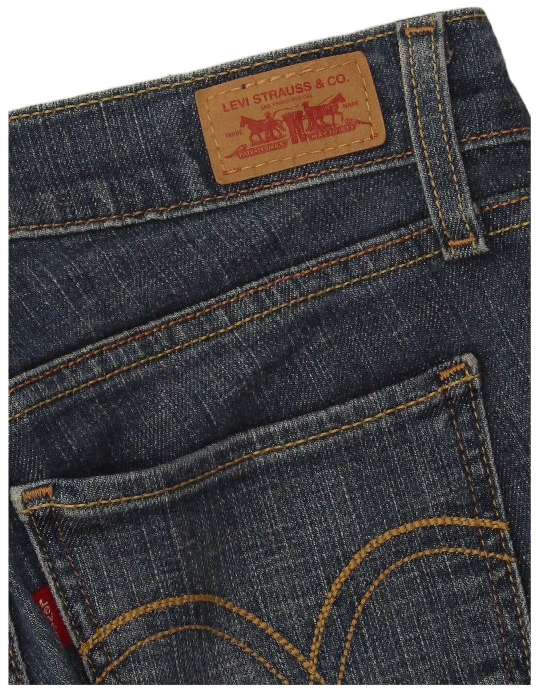 Levi's Dame 524 Too Superlow Skinny Jeans W28 L32 Blå