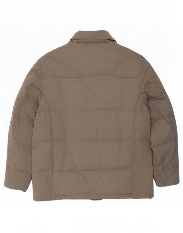 Marcel Battiston Herre polstret jakke UK 44 2XL Grå Polyester