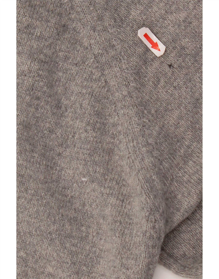 Barbour Herre Boat Neck Jumper Sweater Stor Grå Uld