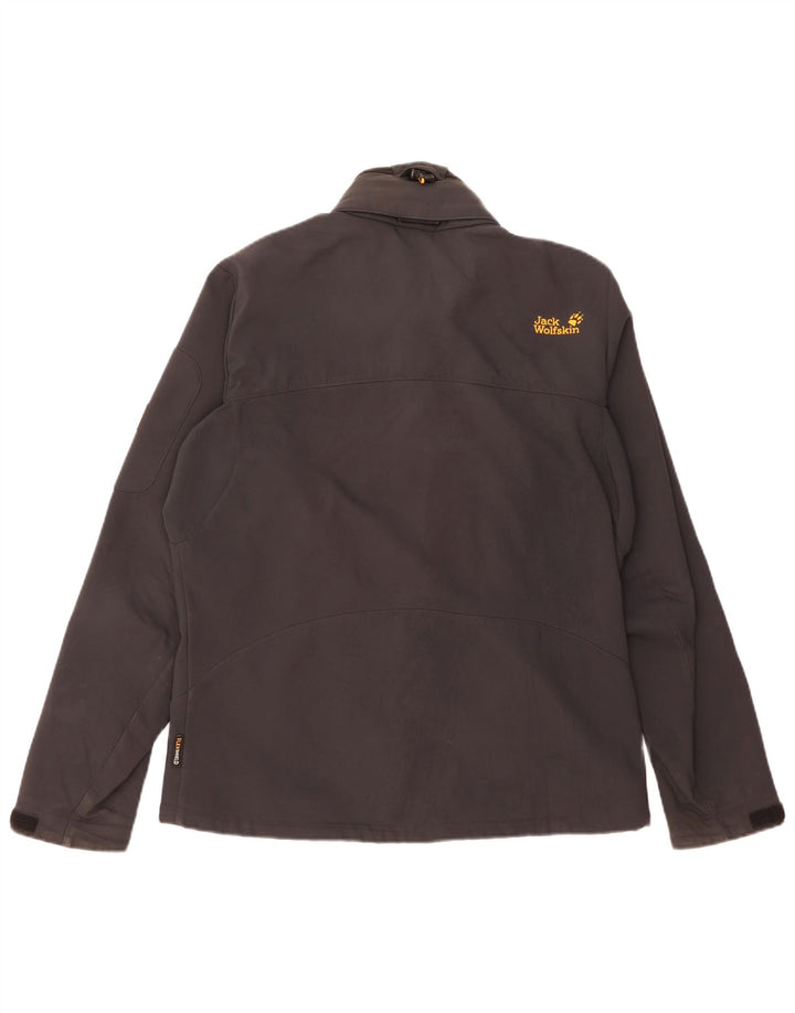 Jack Wolfskin Herre Windbreaker Jacket UK 40/42 Medium Black Polyester